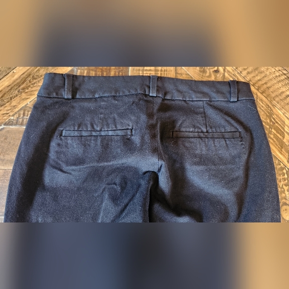 Banana Republic Sloan Crop Curvy Pants Black Size 2 Curvy - Picture 5 of 9